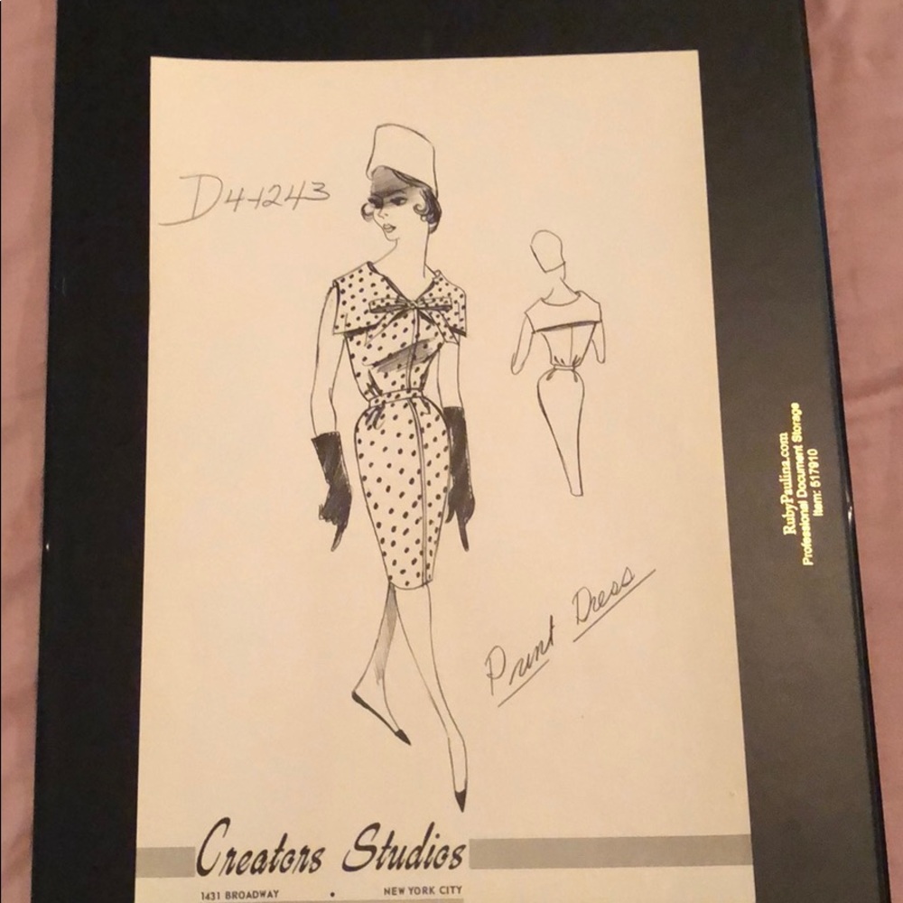 1960’s Original Fashion Illustration